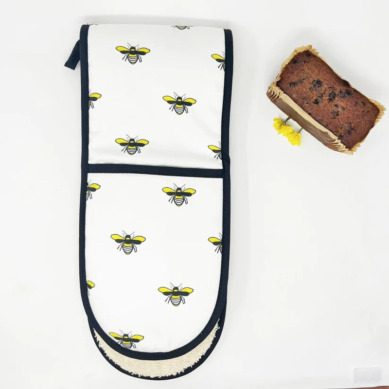 Bee Happy Oven Gloves by Camphill Village Trust