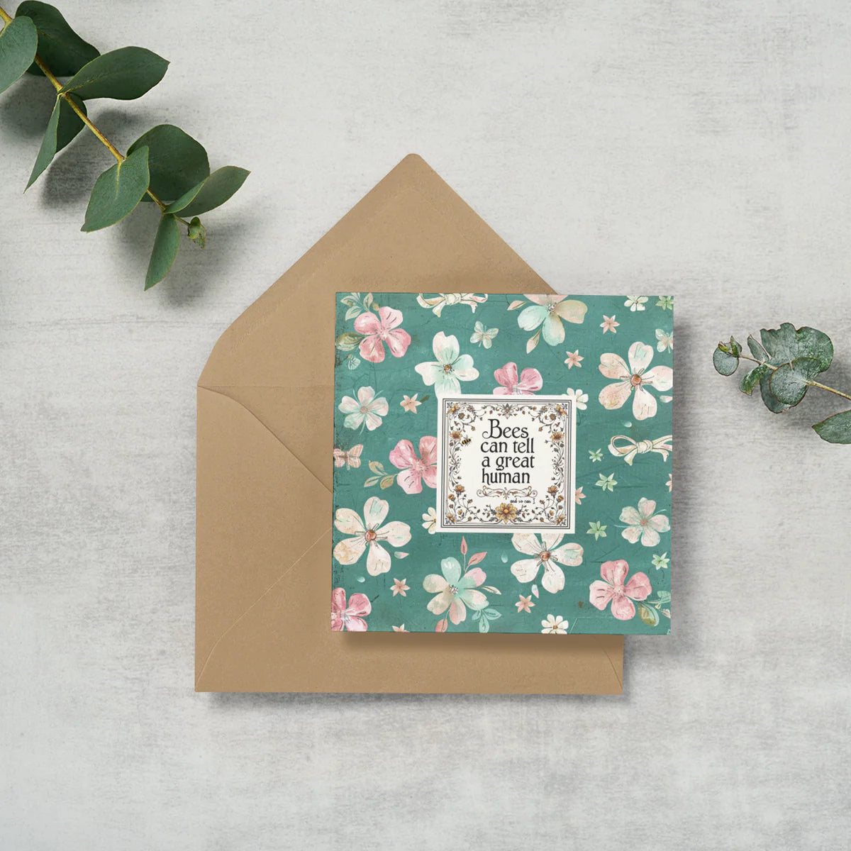 Set of 4 Garden Bee Greetings Cards