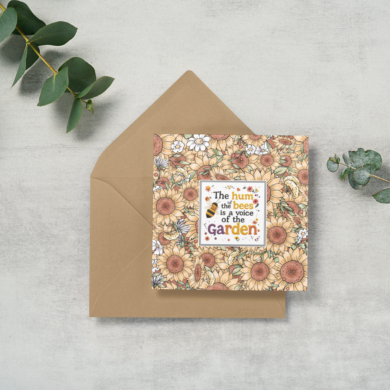 The Hum of the Bees is the Voice of the Garden