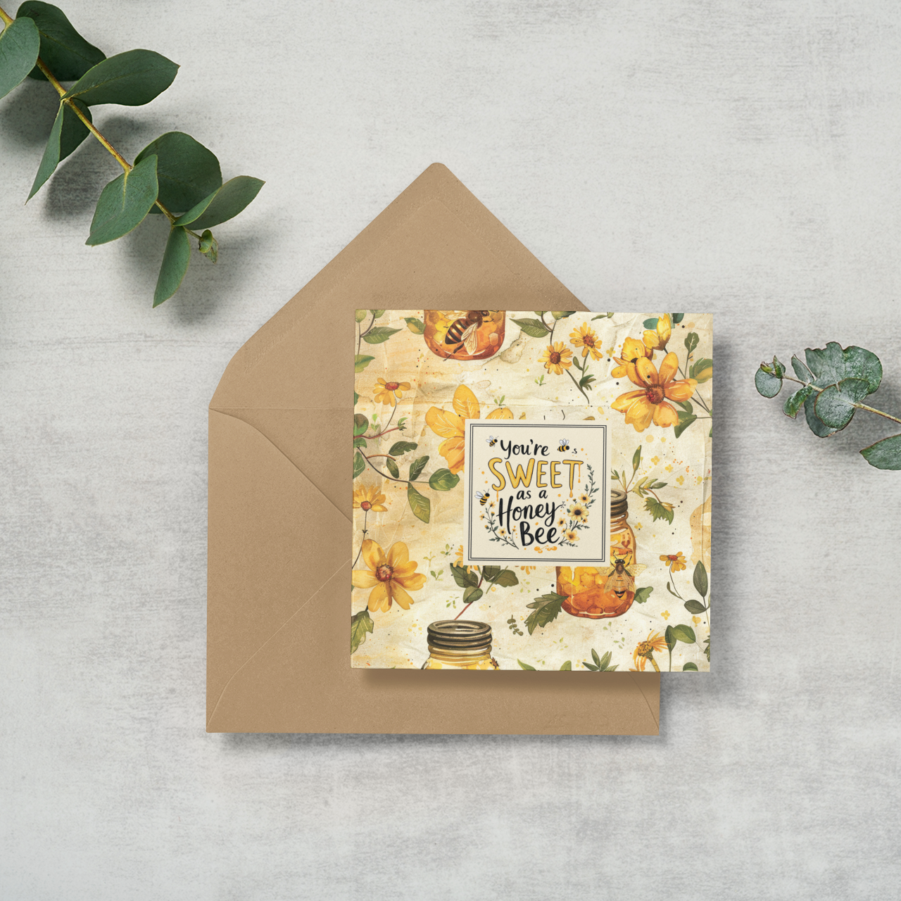 Sweet as a honey Bee Greeting Card