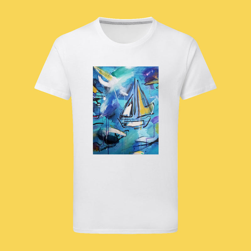 Mahlia Amatina 'Boats Ahoy!' -  Adult T Shirt