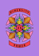 Abi Stevens 'Diversity is Power' Framed Art Print