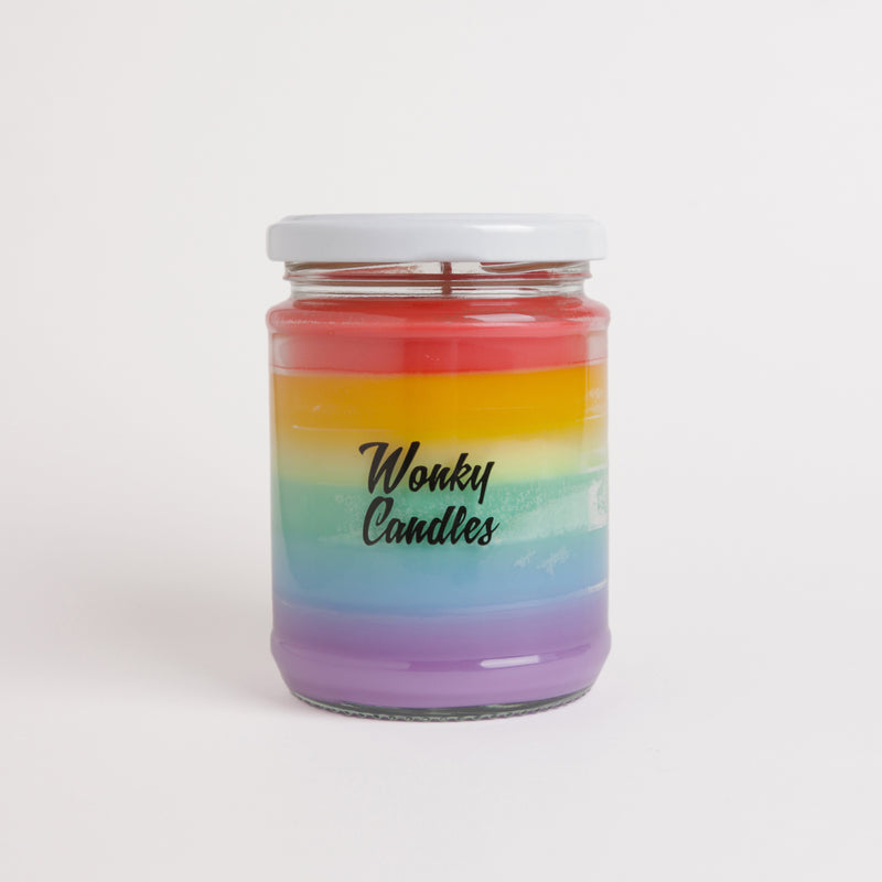 Jasmine Rainbow Candle by Wonky Candles