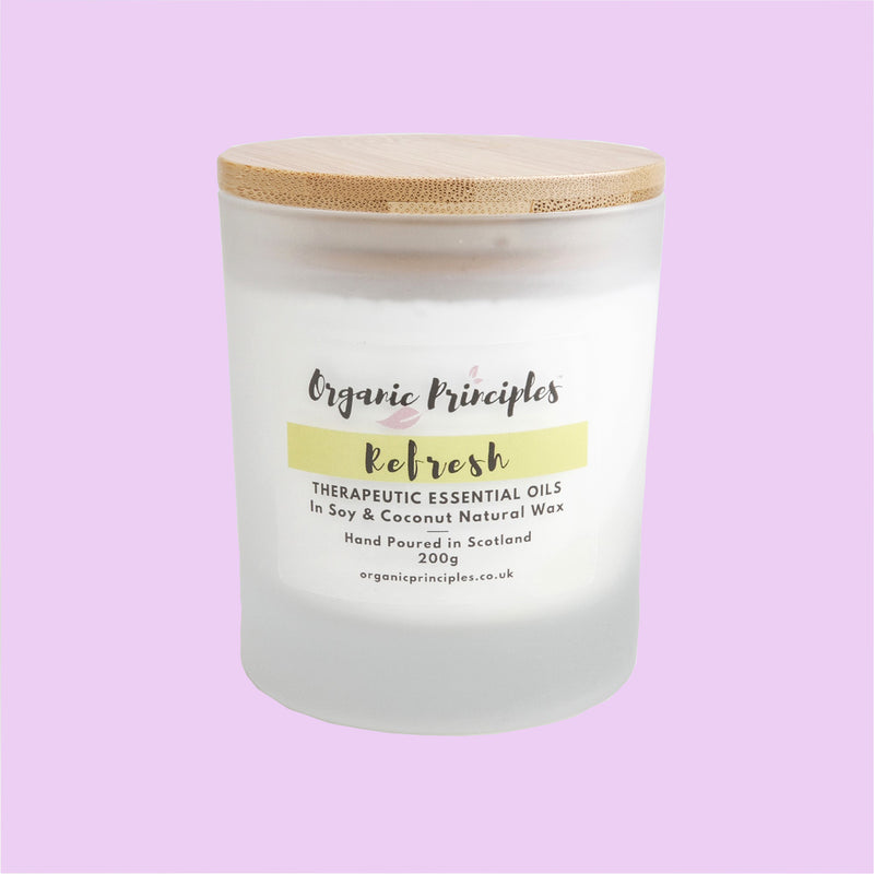 Refresh Essential Oil Candle by Organic Principles