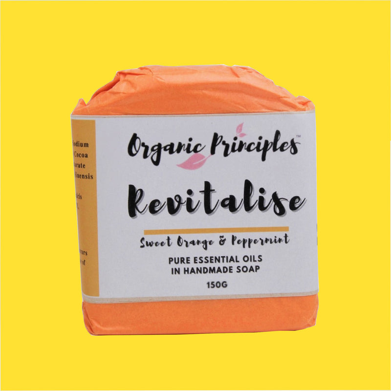 Revitalise Sweet Orange and Peppermint Essential Oil Soap by Organic Principles