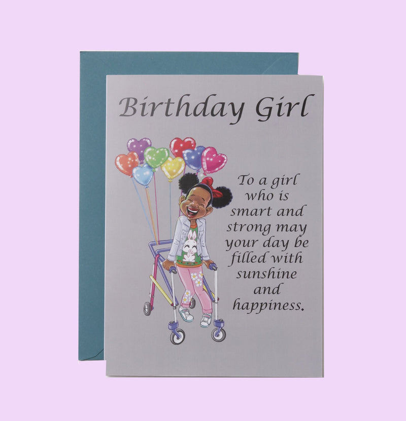 Birthday Girl, Birthday Card by Jacqueline Stephens