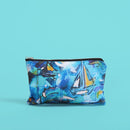 Mahlia Amatina 'Boats Ahoy!' Cotton Makeup Bag