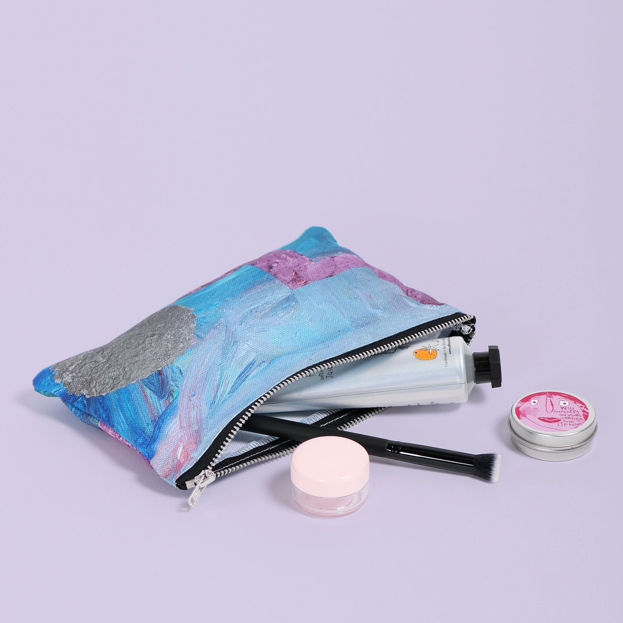 Michael Hanrahan 'Access Denied' Cotton Makeup Bag