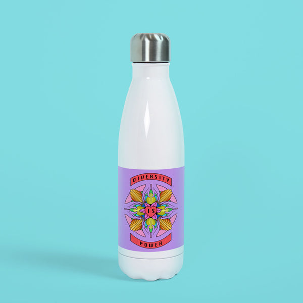 Abi Steven's 'Diversity is Power' - Ice Water Bottle