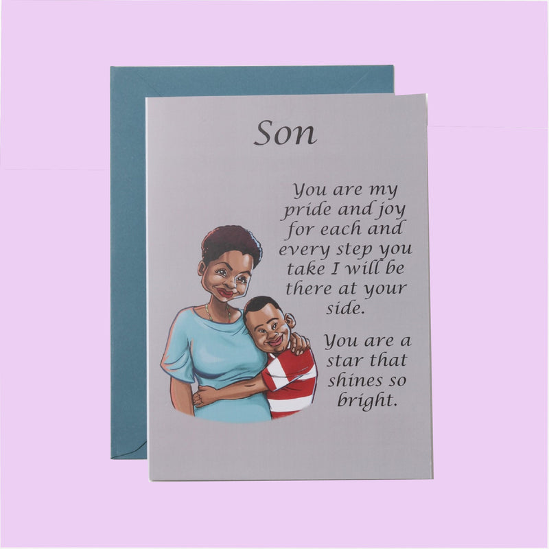Son Birthday Card by Jacqueline Stephens
