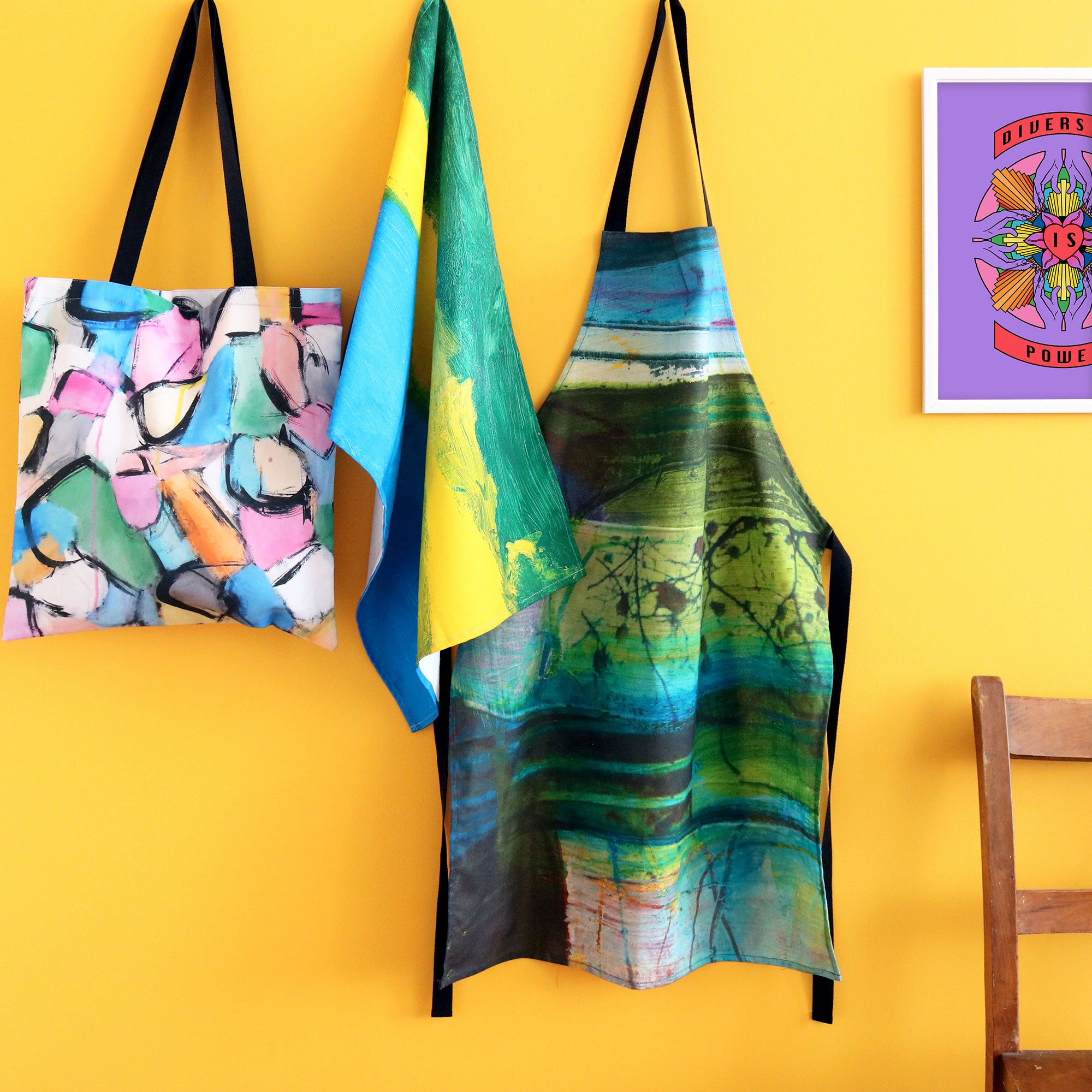 Mahlia Amatina 'Transitions' Cotton Tea Towel