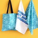 Scope S Swirl Pattern Cotton Tea Towel