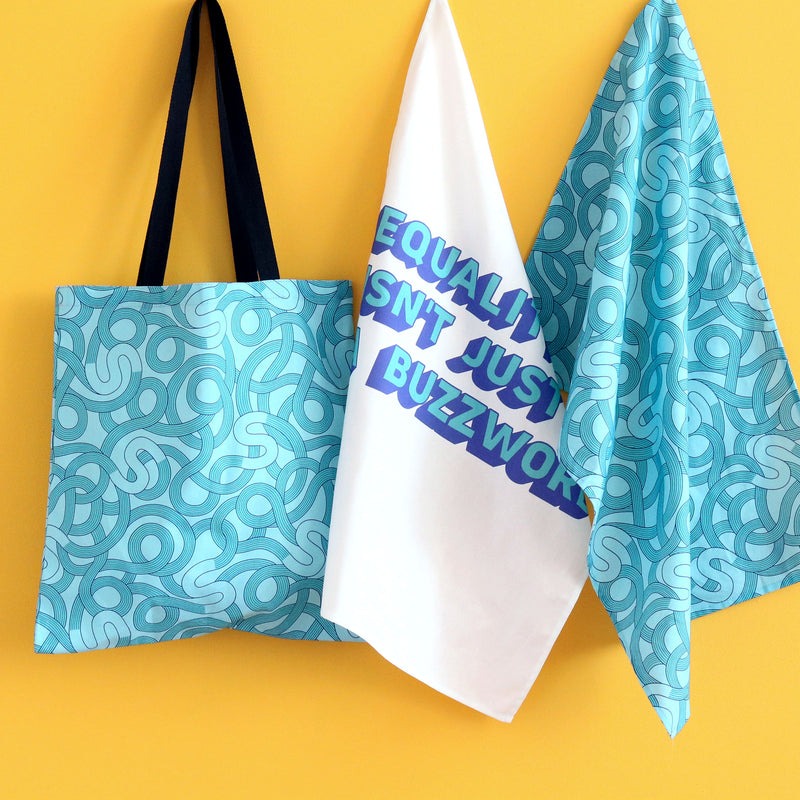 Equality Isn't Just A Buzzword Cotton Tea Towel