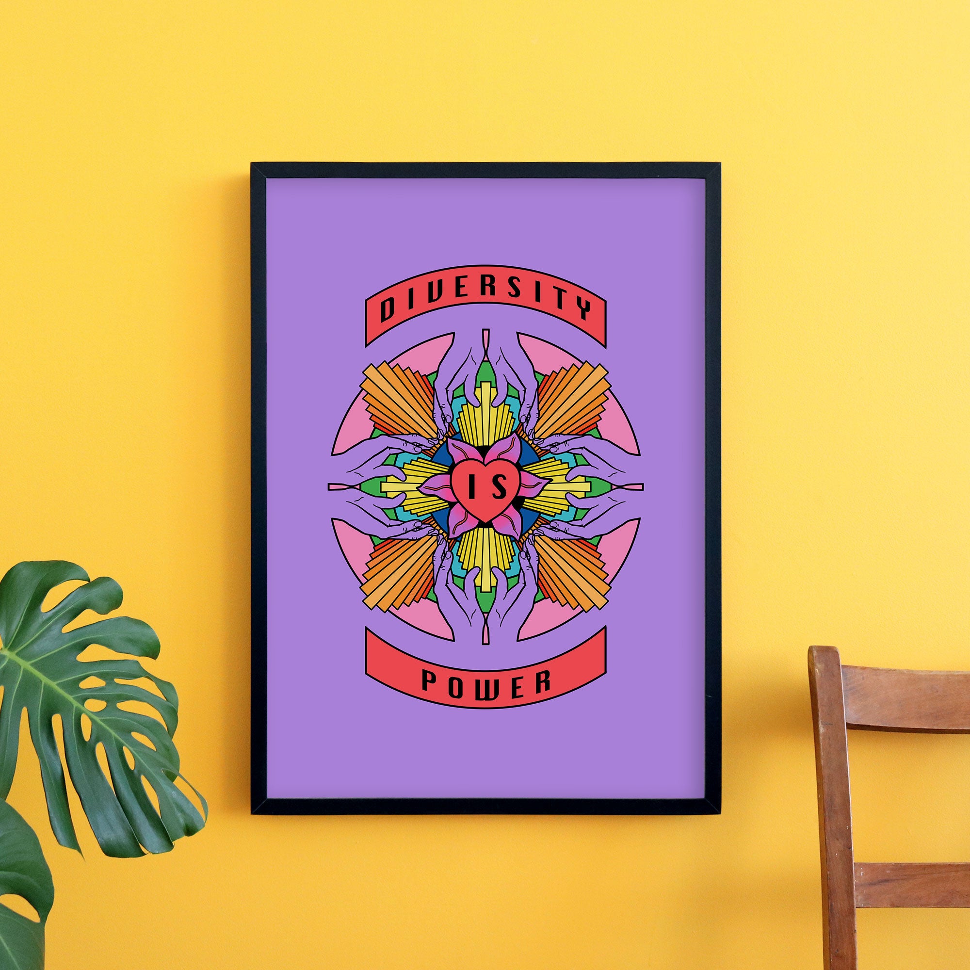 Diversity is Power Matte Paper Poster