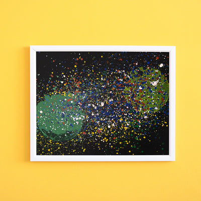 Michael Hanrahan 'Drum Beats' - Framed Art Print