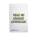 Time to Change Attitudes Cotton Tea Towel