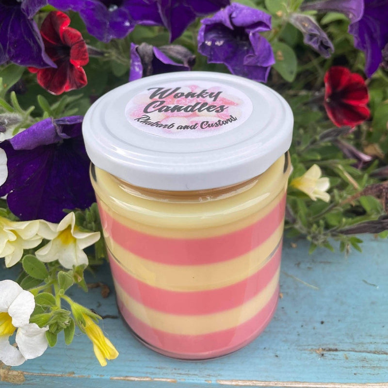 Rhubarb and Custard Candle by Wonky Candles