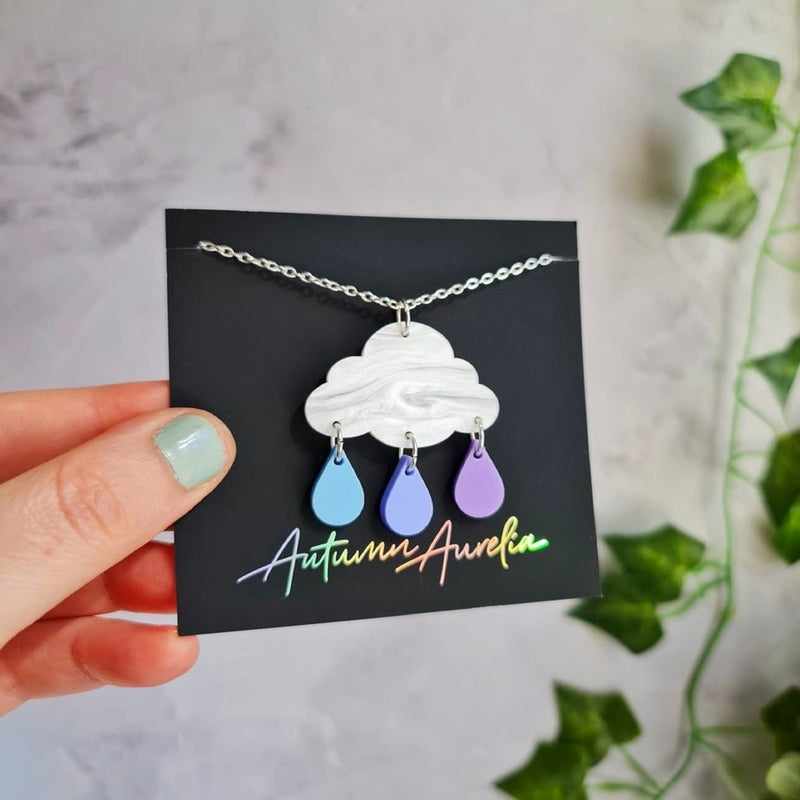Cloud Pendant Necklace by Autumn Aurelia