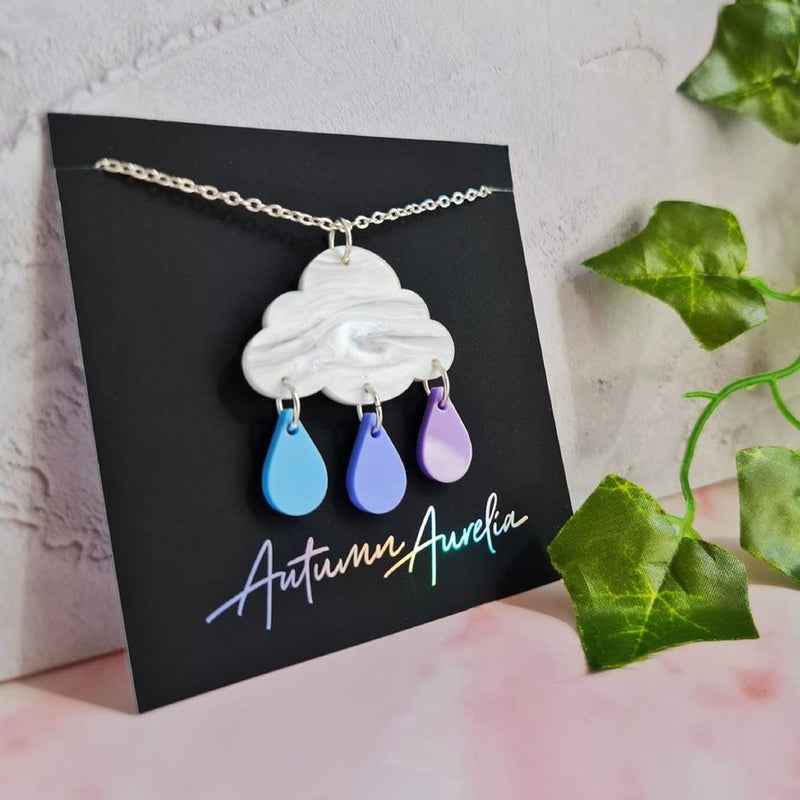 Cloud Pendant Necklace by Autumn Aurelia
