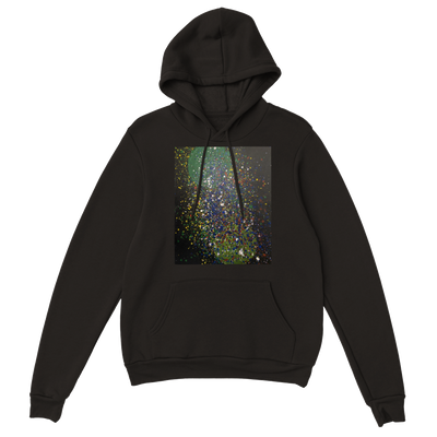 Drum Beats Black Hoodie by Michael Hanrahan