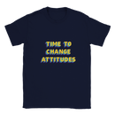 Time to Change Attitudes Statement Kids T-shirt